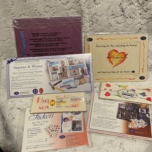 Creative Memories Paper Album, Stickers, Die Cuts, and a fun take apart magnet.